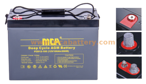 12V 100AH ​​VRLA Deep Cycle Storage Solar Battery