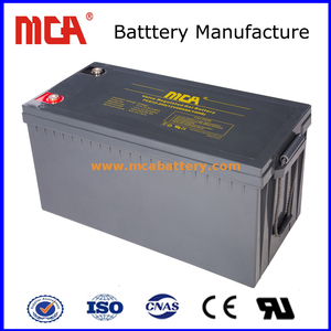 Bateria de gel de célula selada 12V para energia solar