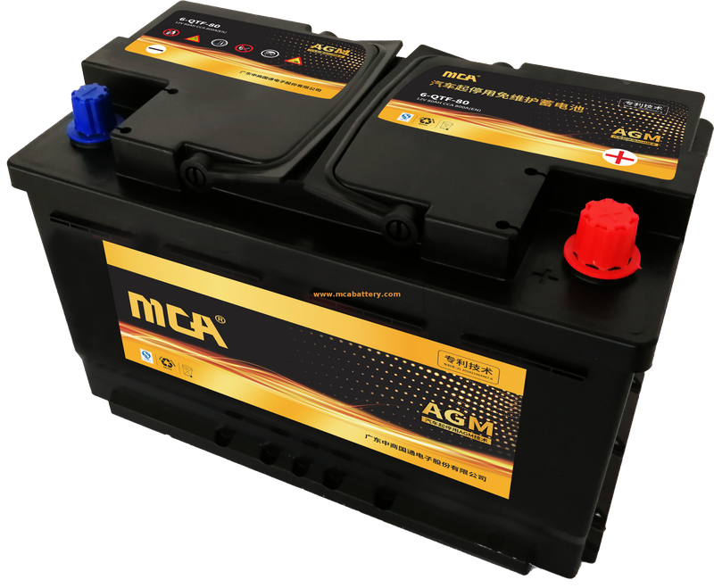 Bateria Hybrid 80ah Starter Agm Start-Stop